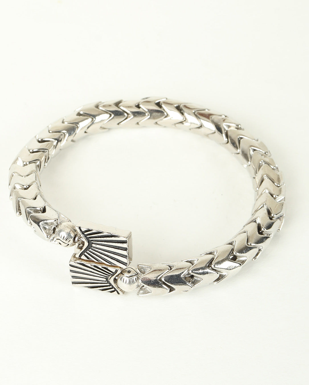 Metal Bangle Set silver