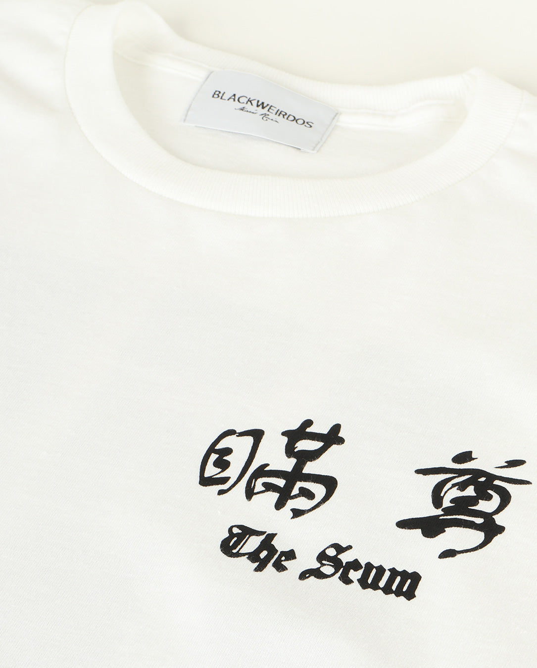 M-Scum LS Tee white