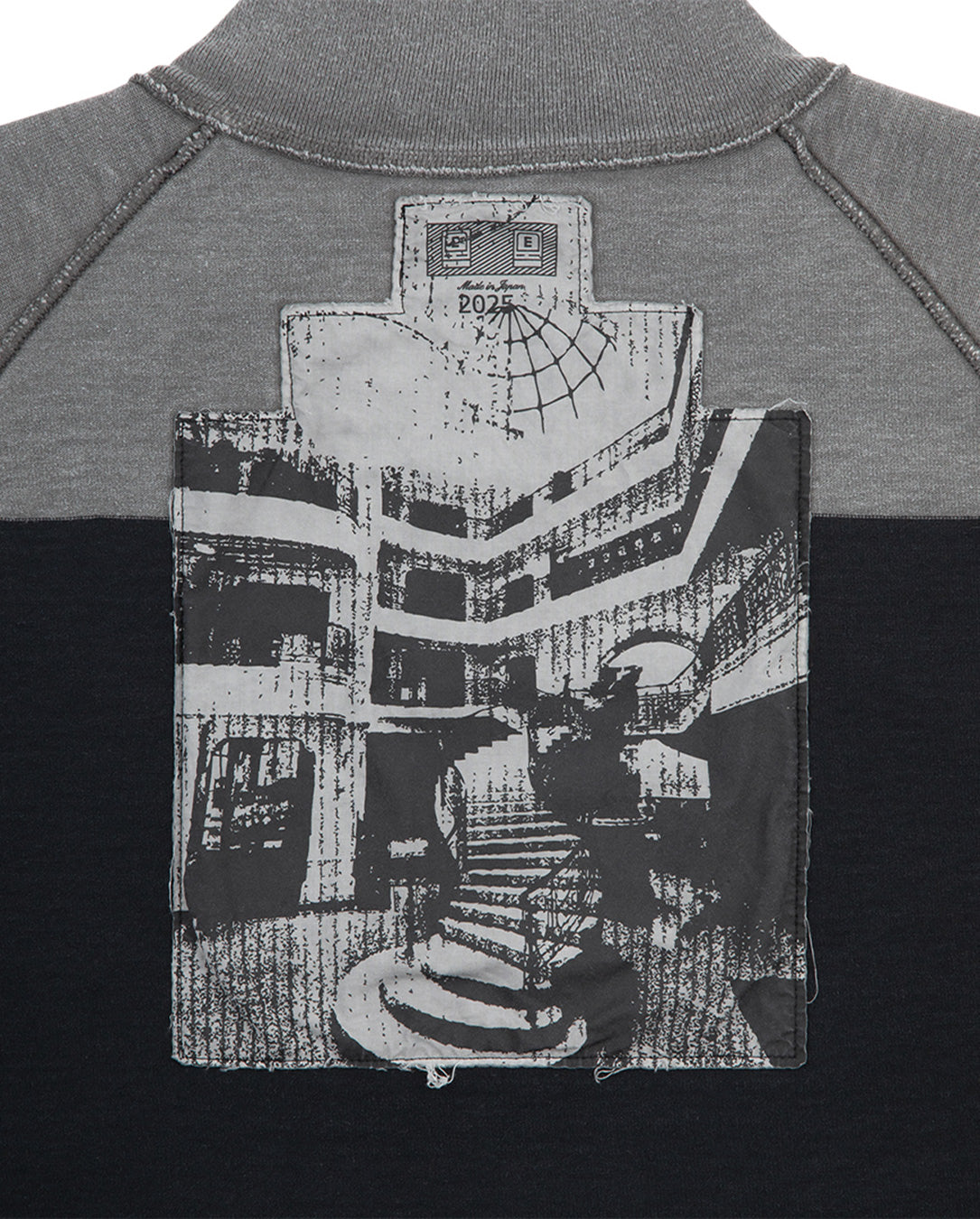 Overdye Stripe Half Zip