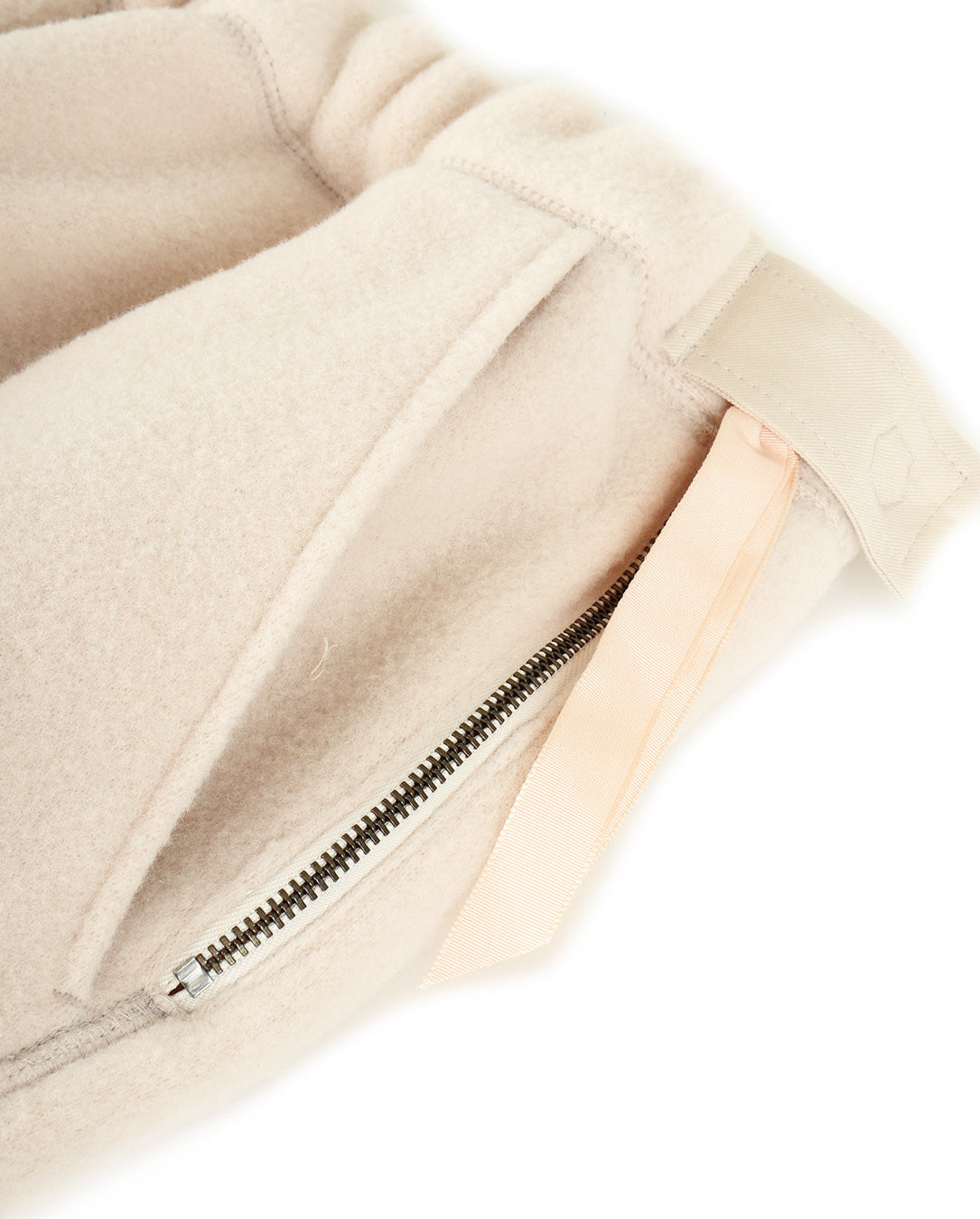 Wool Fleece Pants off white