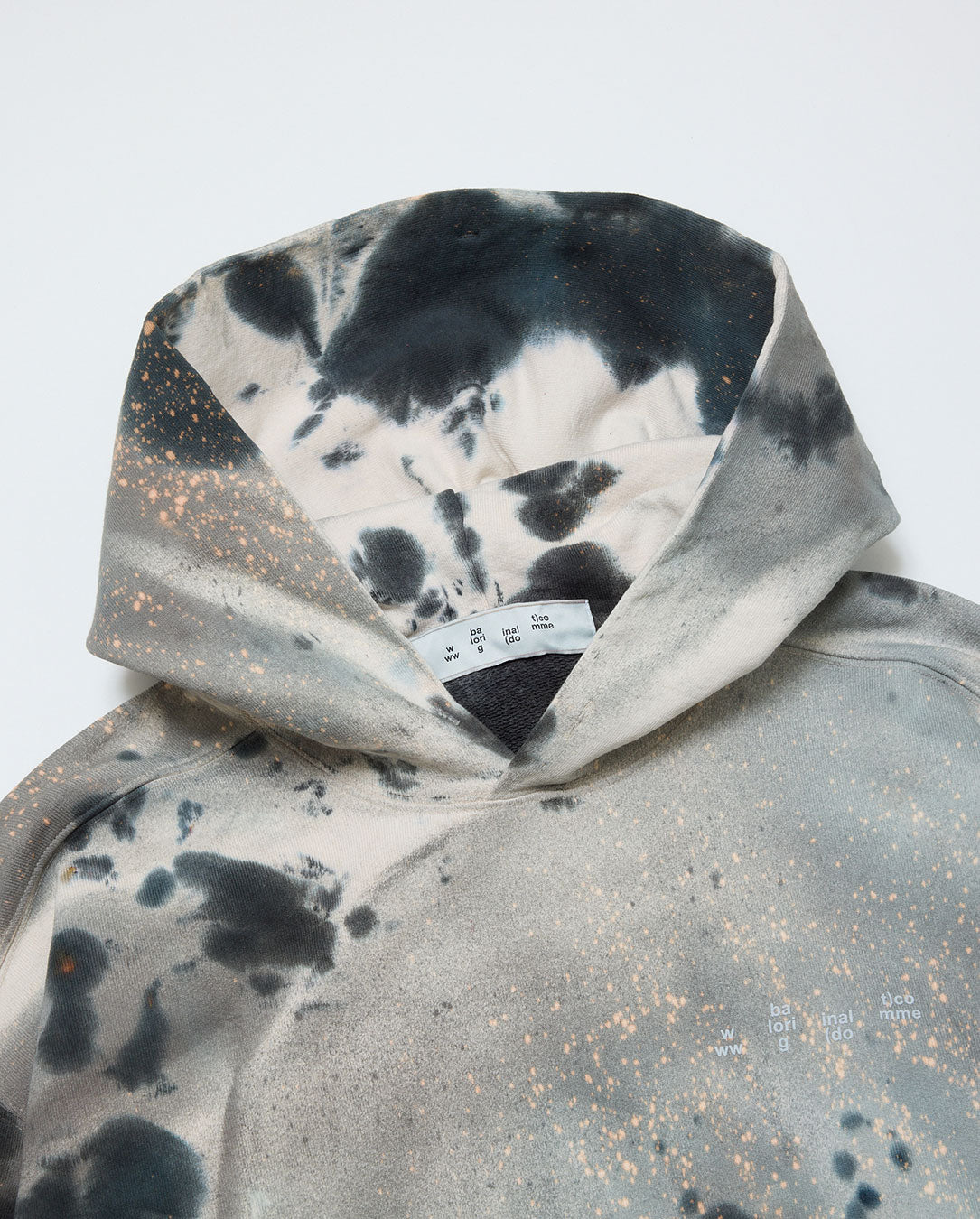 Logo Tie Dye Hoody Sweat by Yukidye