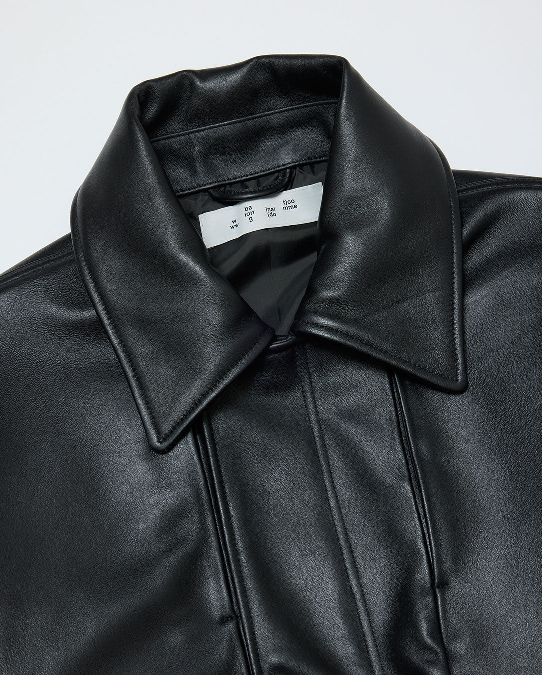 Leather Flight Bomber Jacket