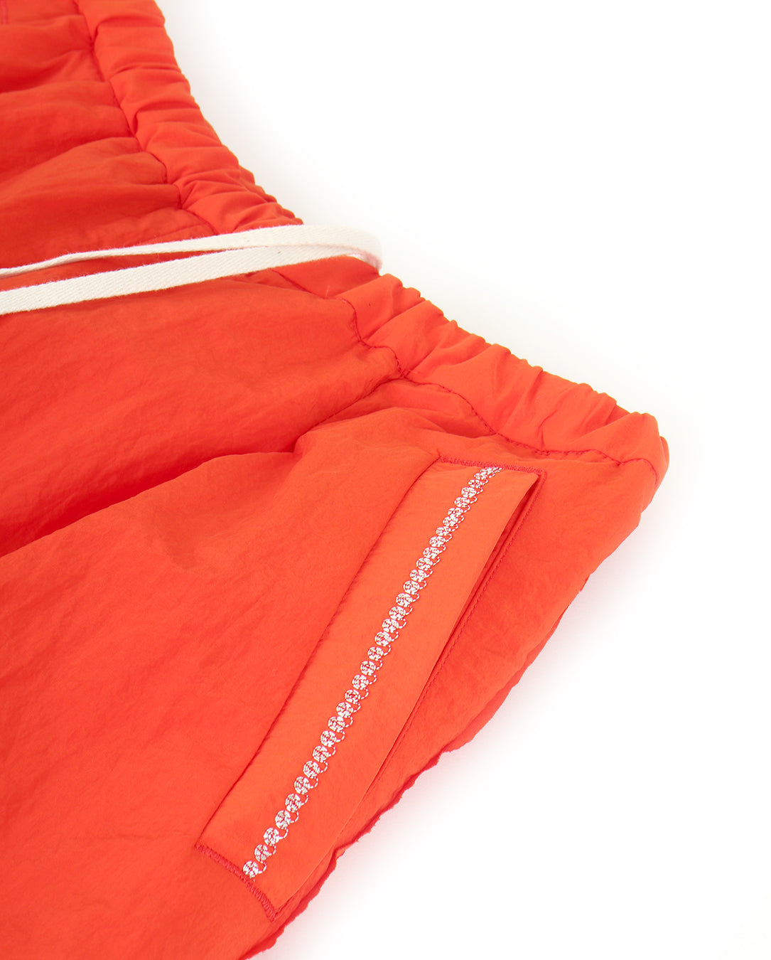 Hand Dyed Nylon Kimkoma Embroidery Pants kid orange