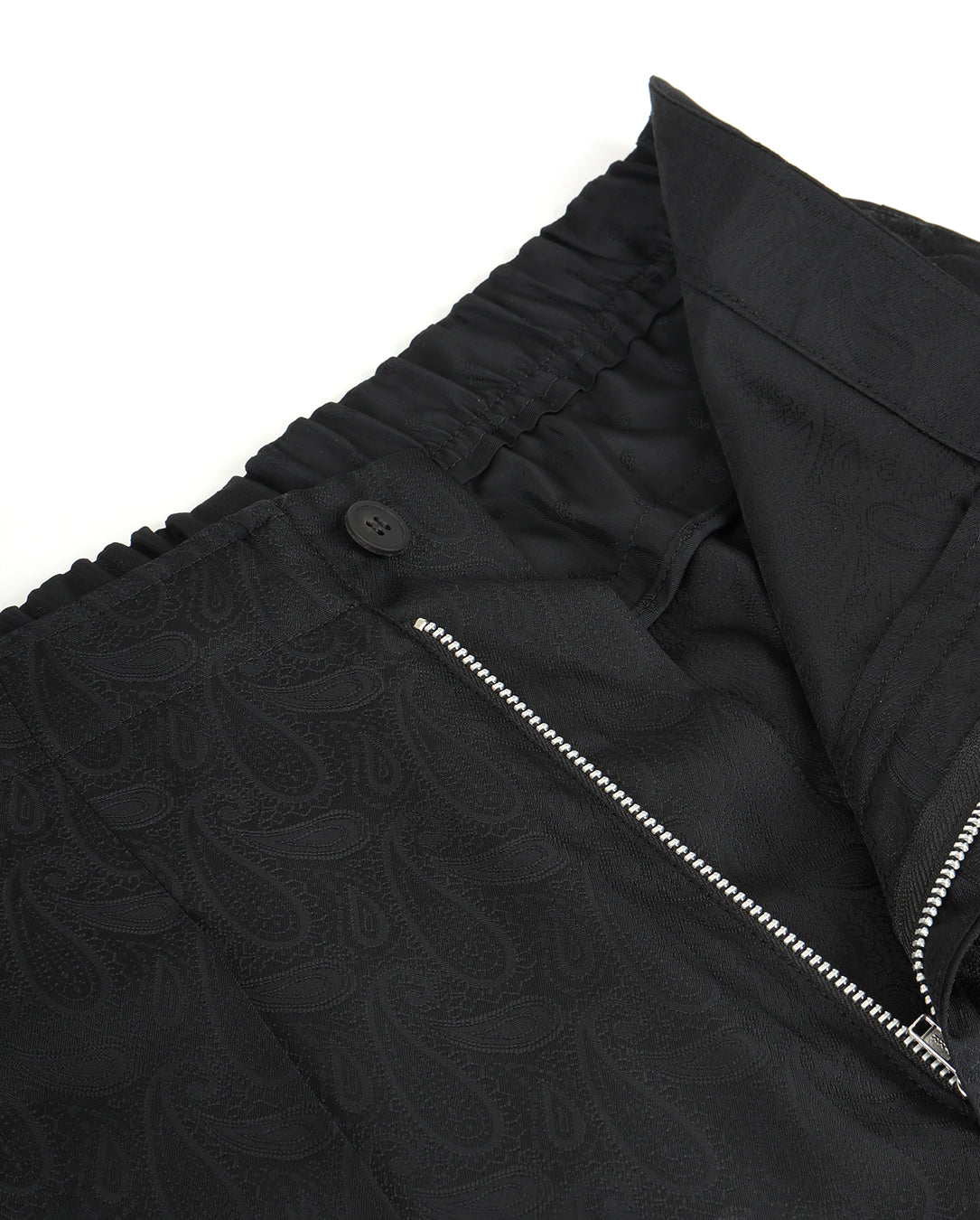 Paisley Jacquard Pants black