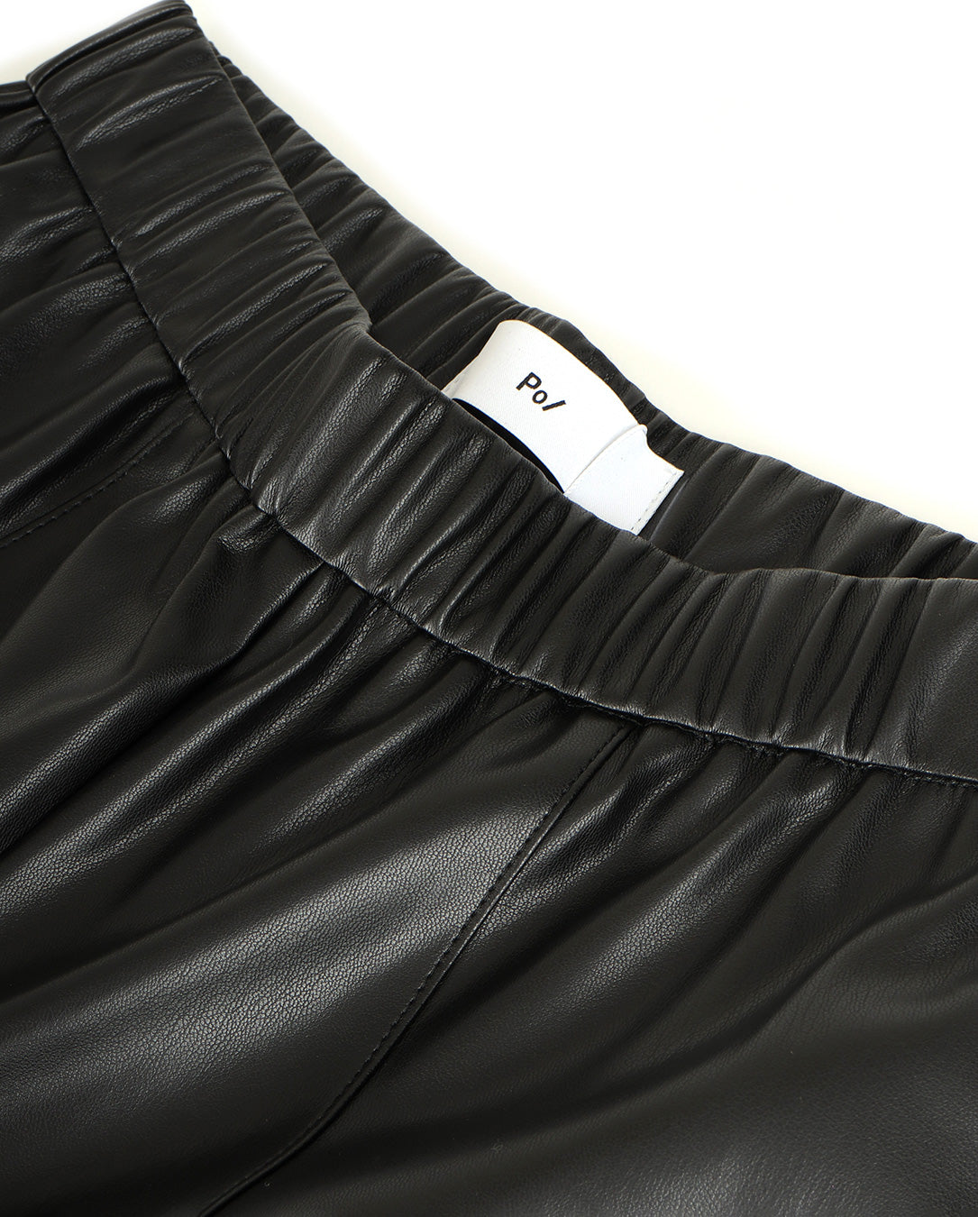 Fake Leather Pants black