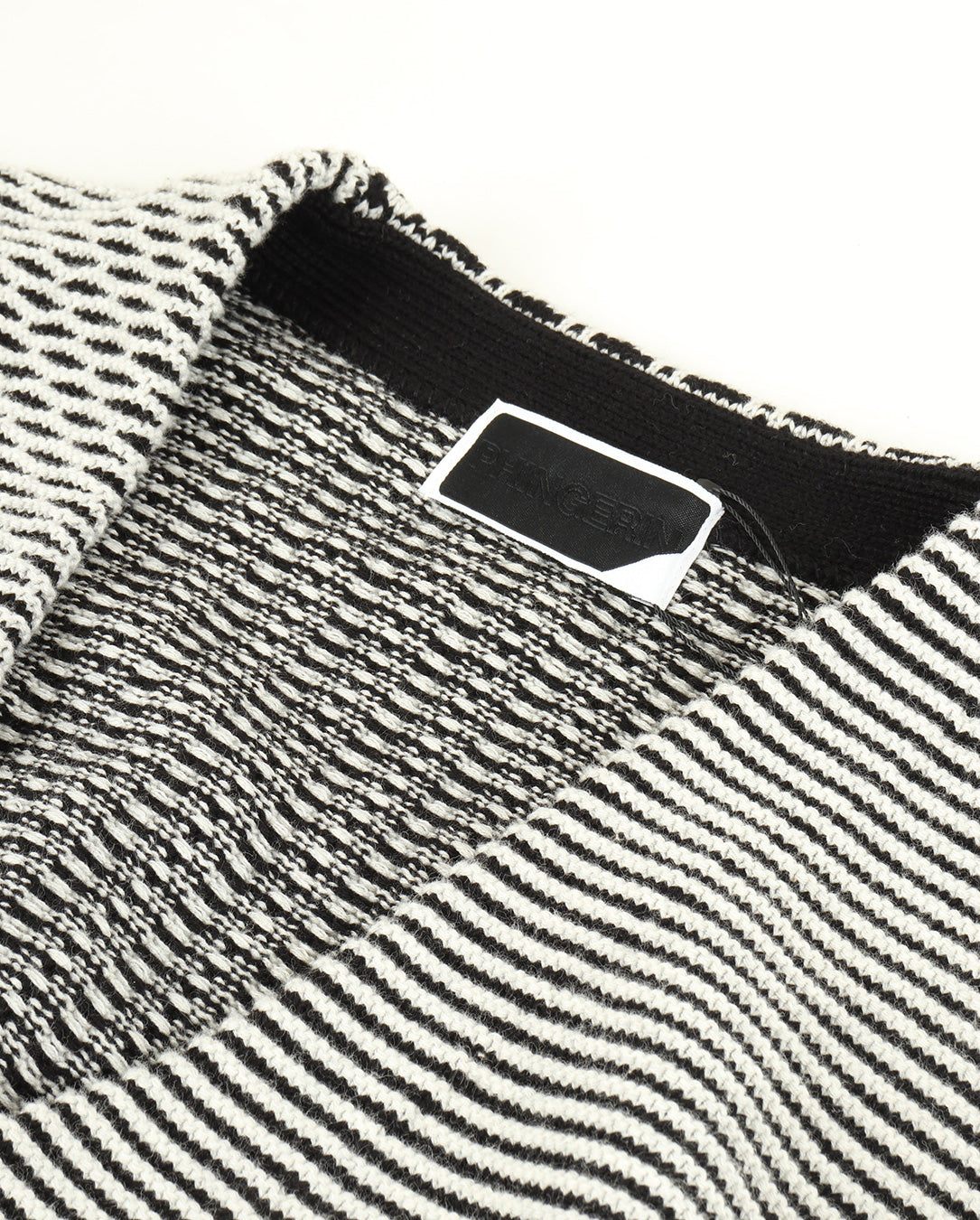 Multi Knit Cardigan black