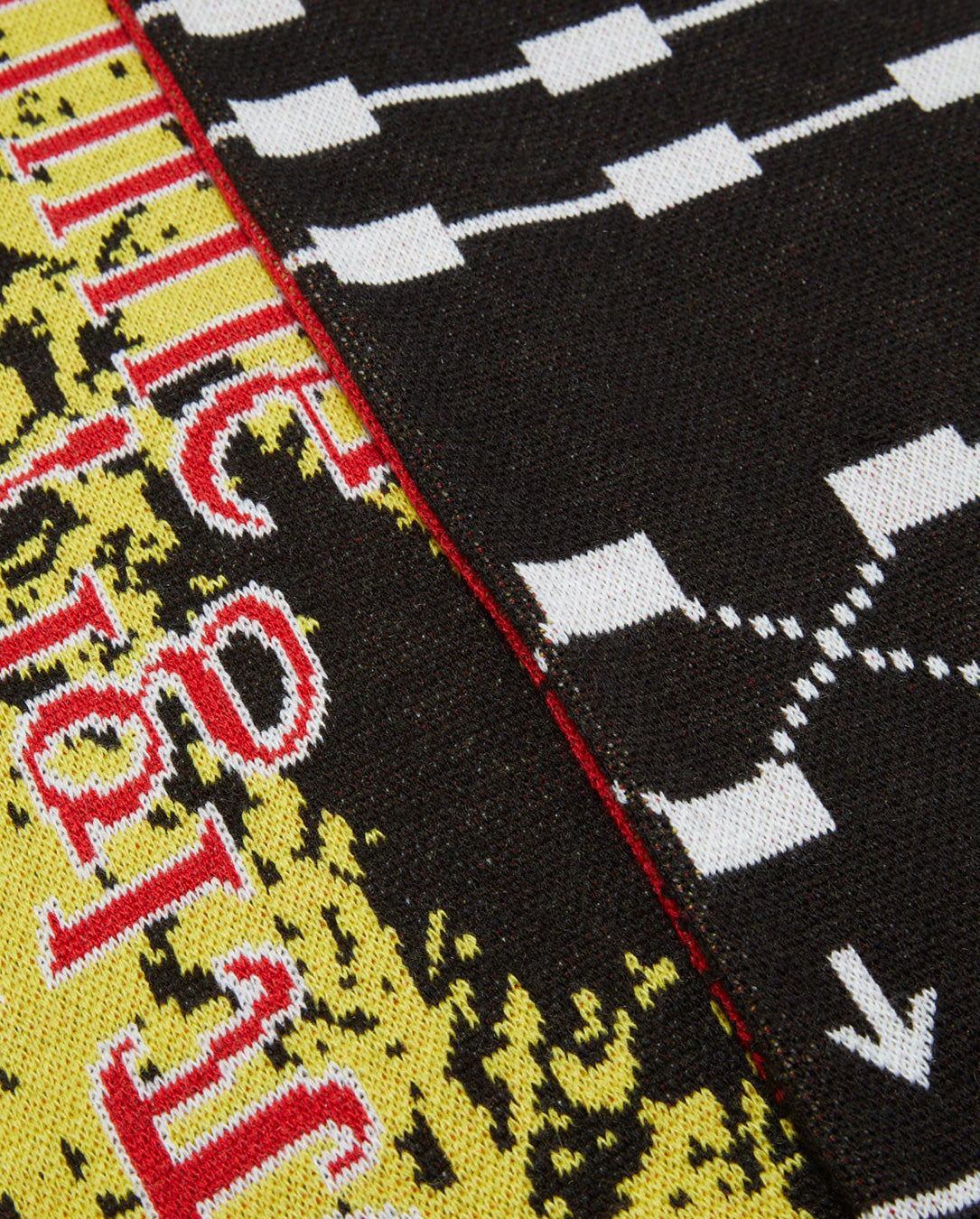 Jacquard Knit Soccer Scarf multi