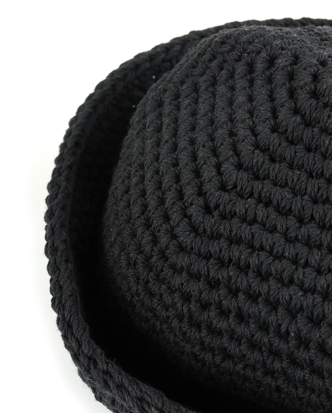 t'1835 Crocheted Sailor Hat black