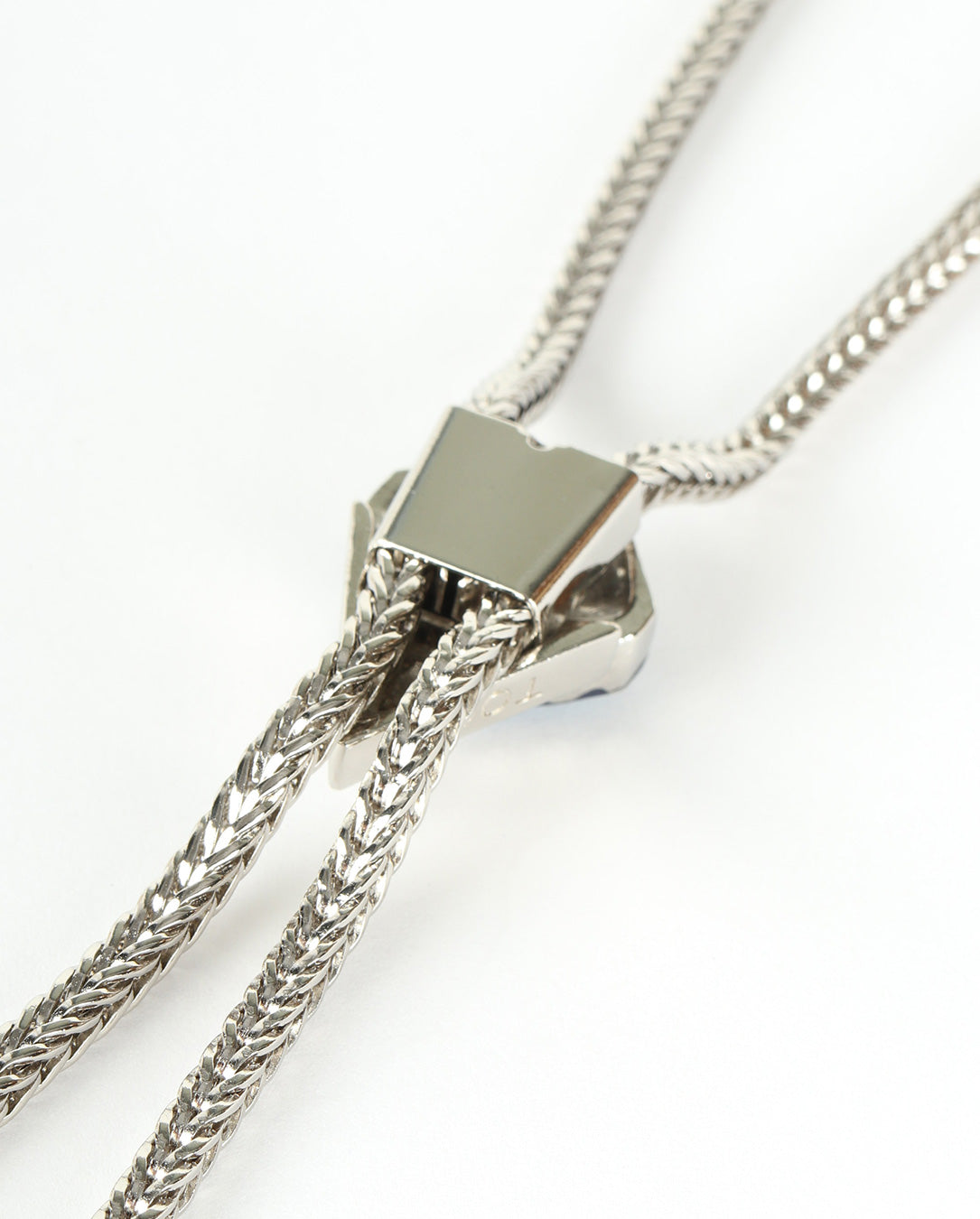 Concho Loop Tie silver