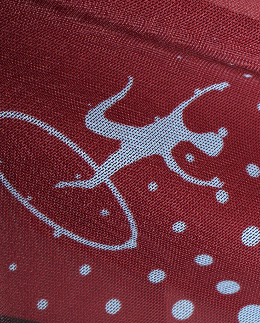 Stipple Mesh Pants bric red