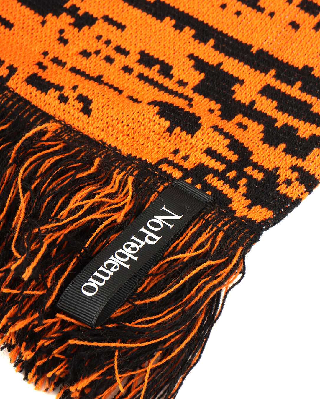 No Problemo Glitch Scarf orange