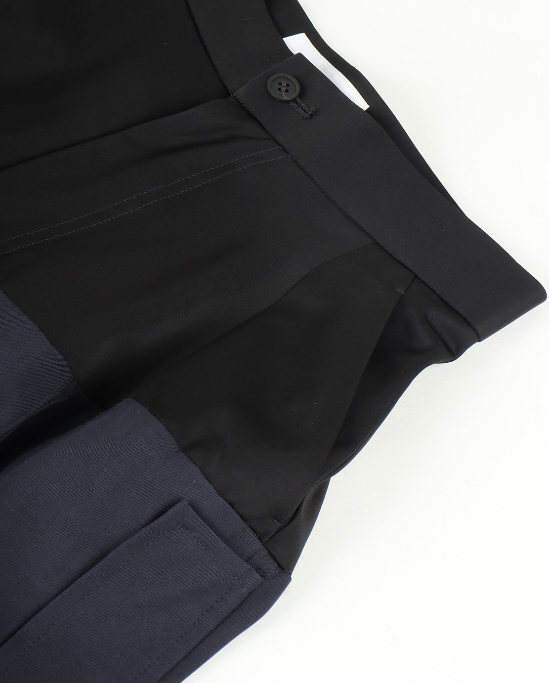 Rayon Silk Twill Trousers navy