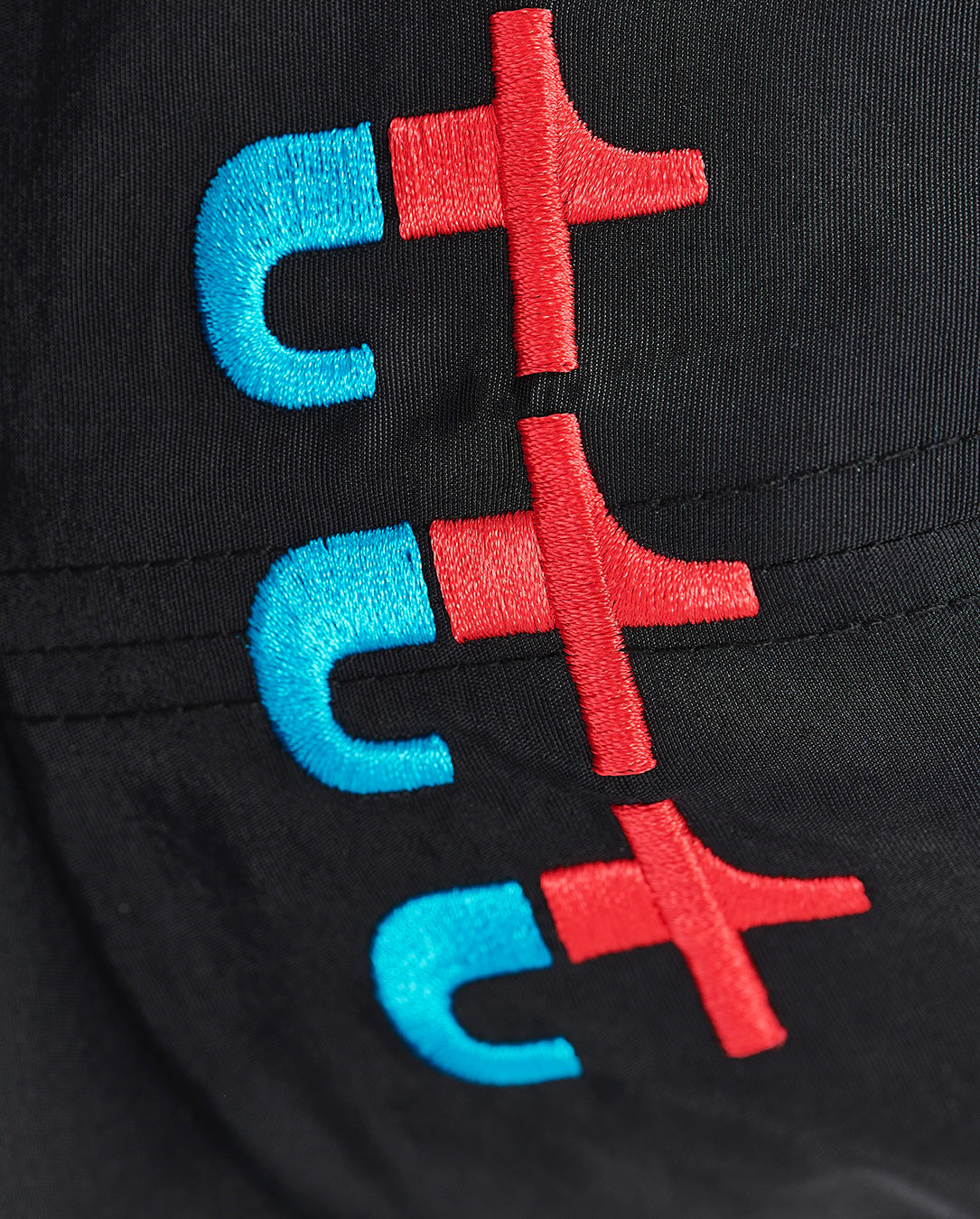 Red and Blue Split Cap