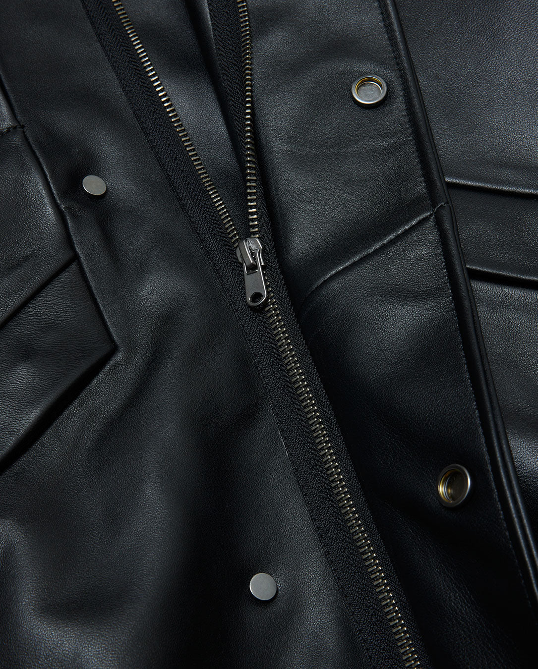 Leather Flight Bomber Jacket