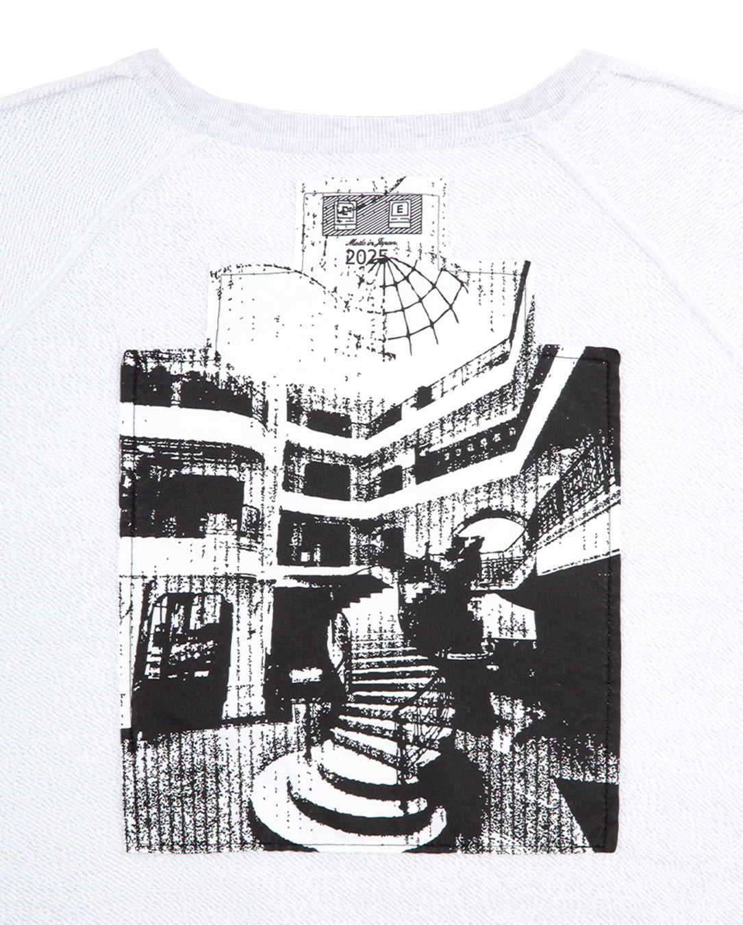 Half Panel Rib Crew Neck