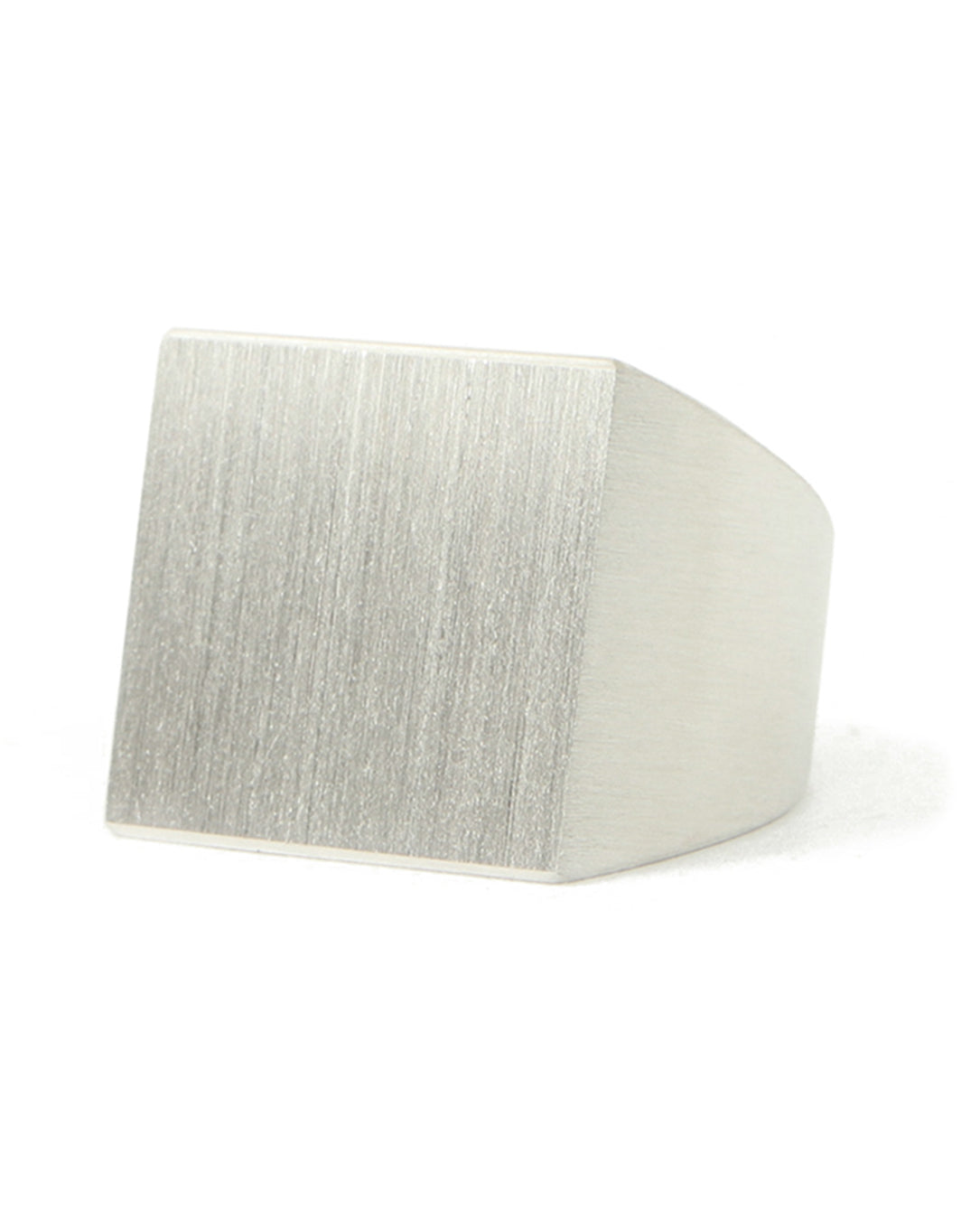 Wide Square Signet Ring
