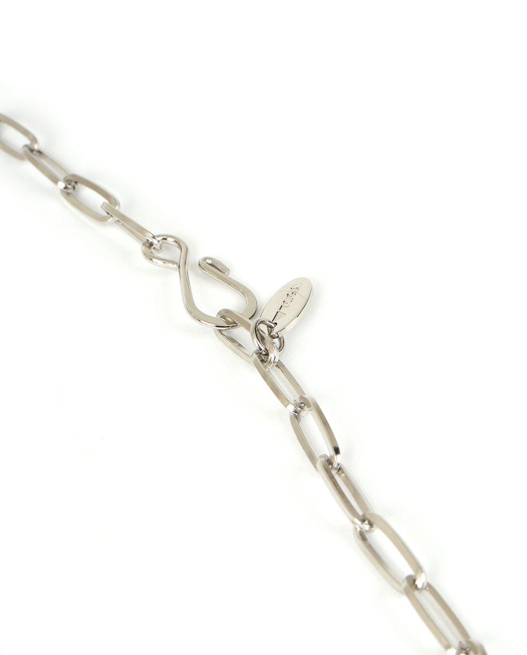 Fringe Chain Necklace black