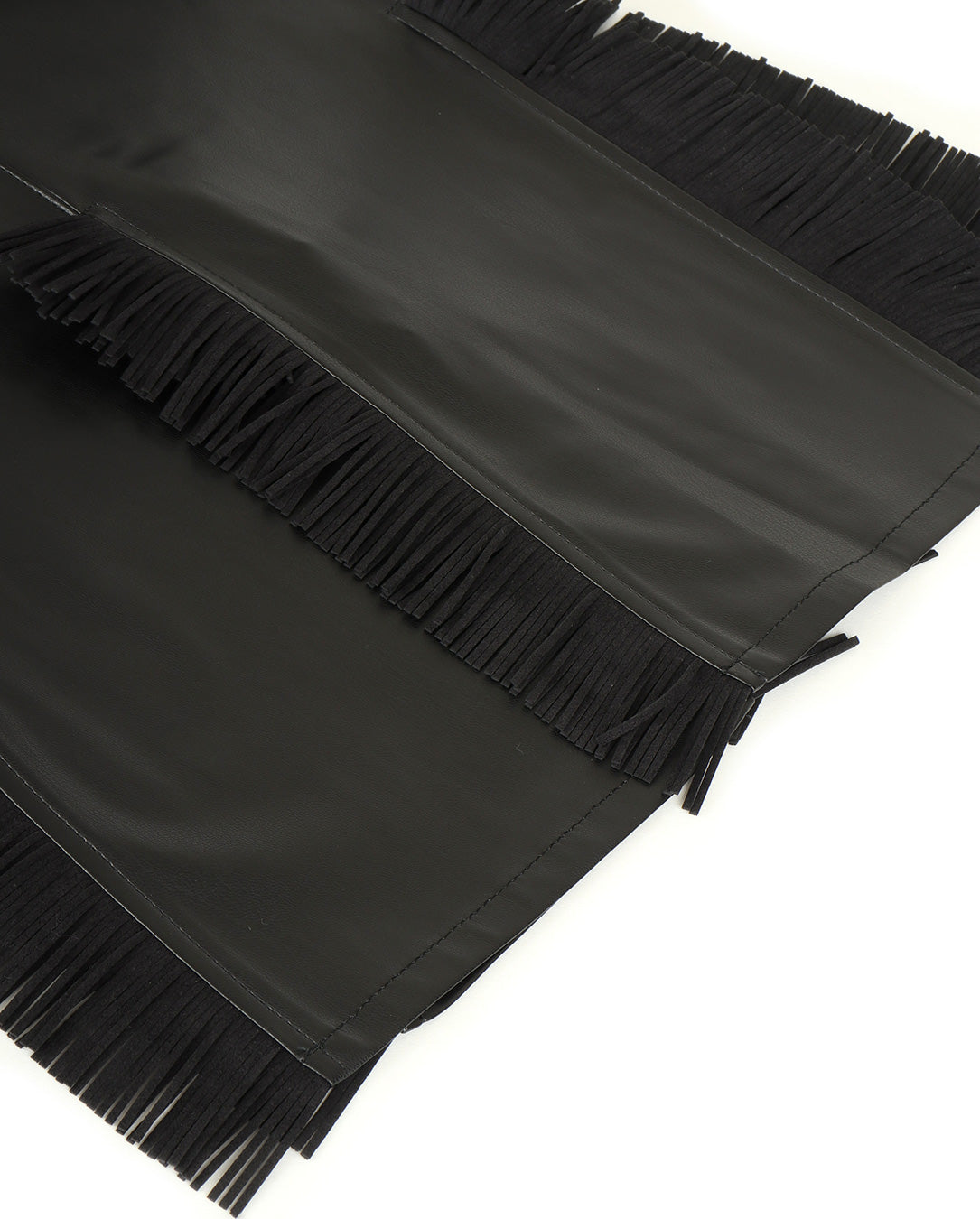 Fake Leather Pants black