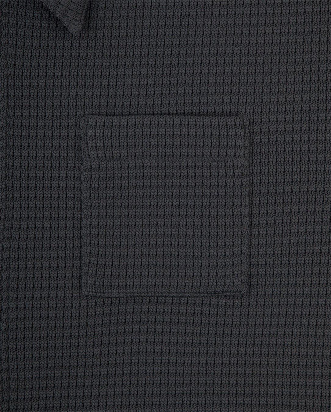 Waffle PE Jersey Zip Shirt