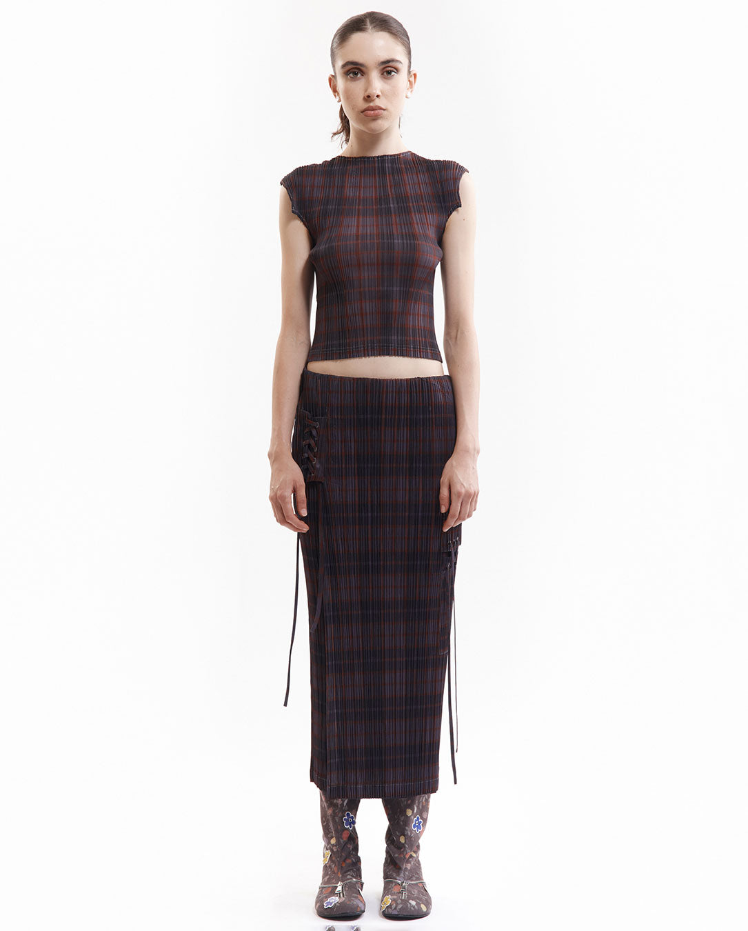 Bodhi Pleated Long Skirt