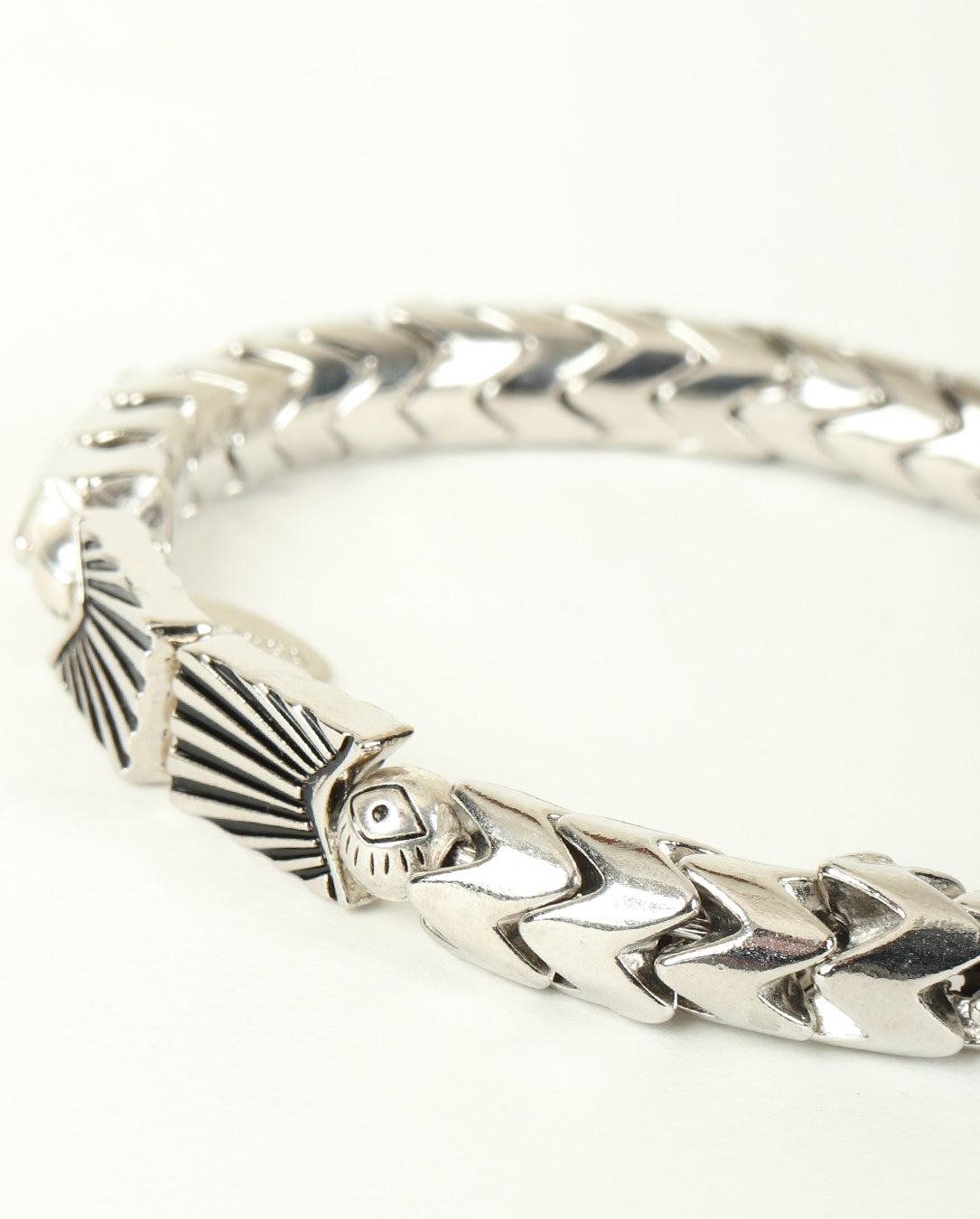 Metal Bangle Set silver