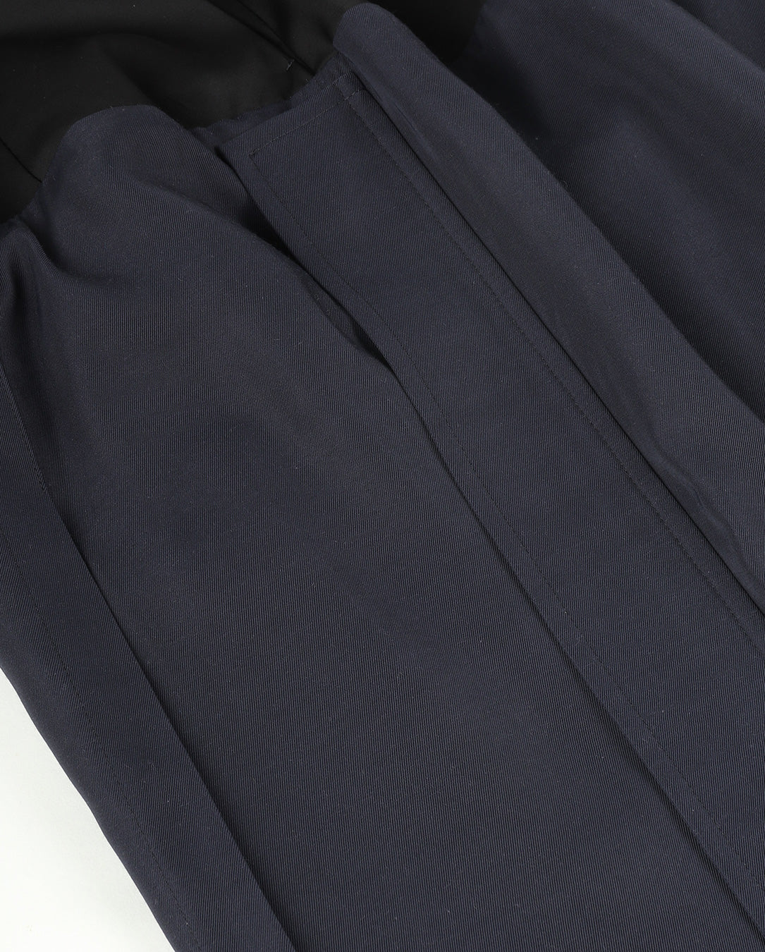 Rayon Silk Twill Trousers navy
