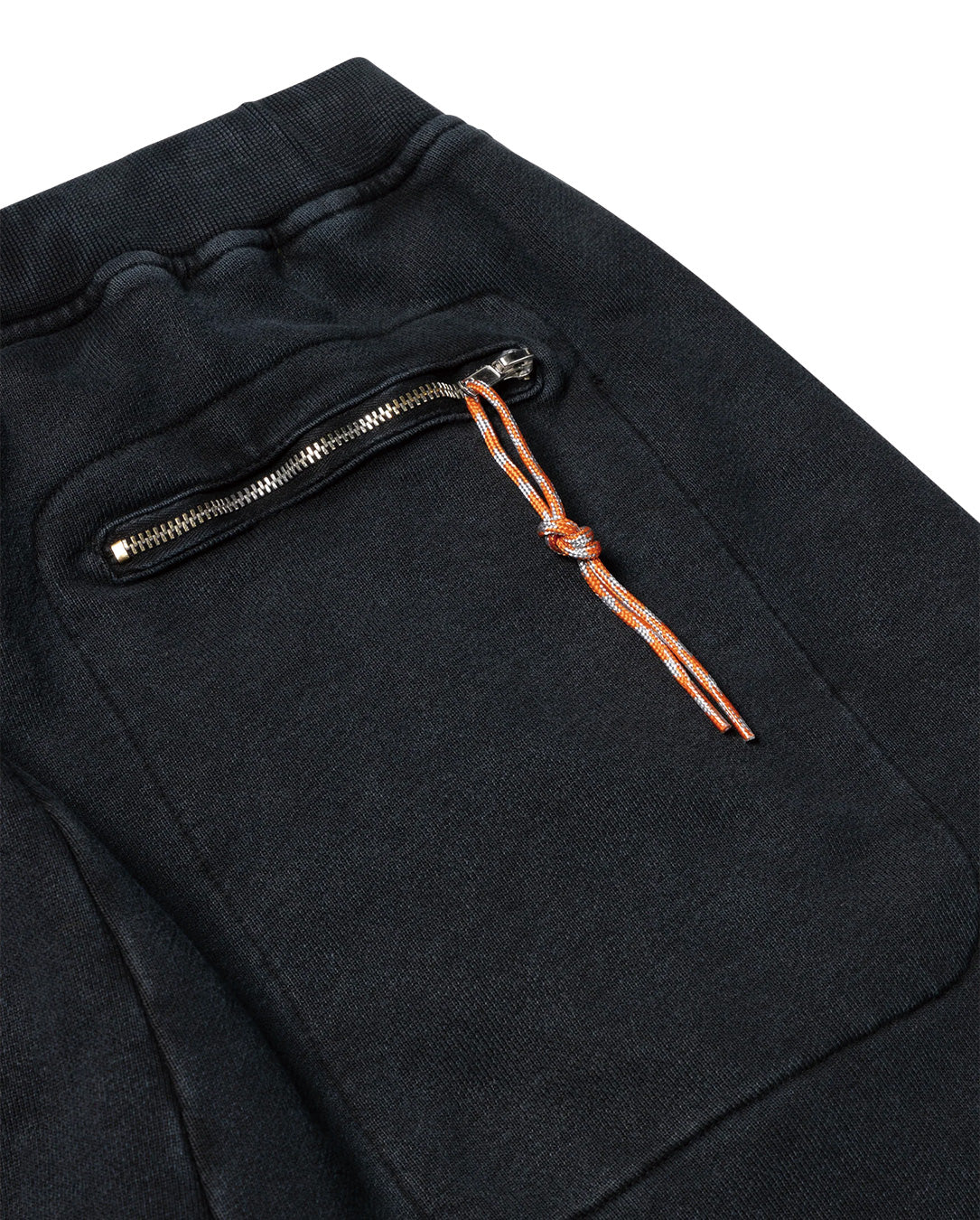 Premium Faded Temple Straight Sweatpant black