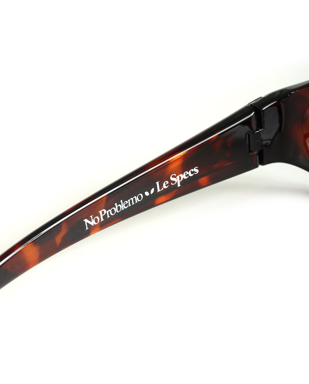 No Problemo x Le Specs Cyborg Sunglasses tortoiseshell-light-smoke-grad
