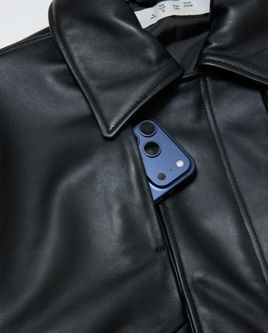Leather Flight Bomber Jacket