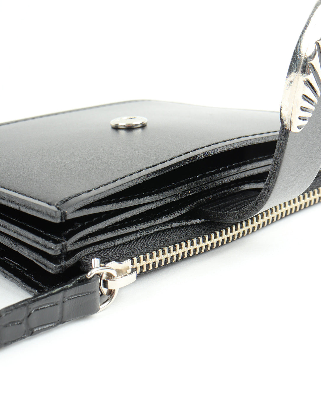 Leather Wallet Small black