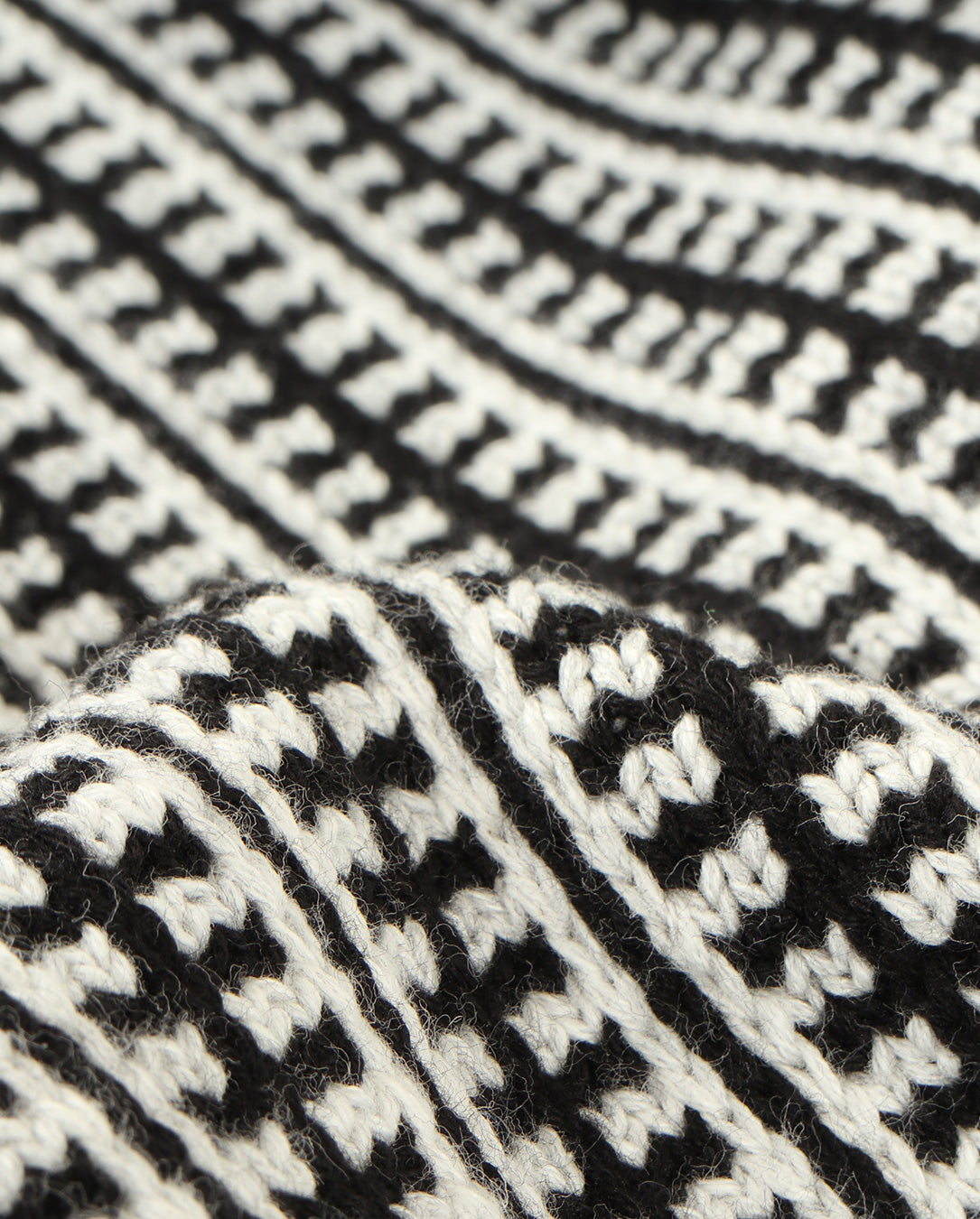 Multi Knit Shirt Jacket black