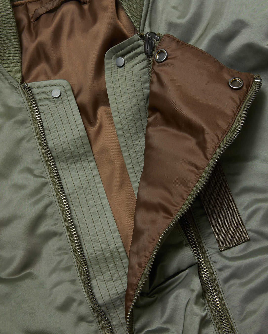 Bal/Spiewak Double Zip Bomber Jacket alpha green