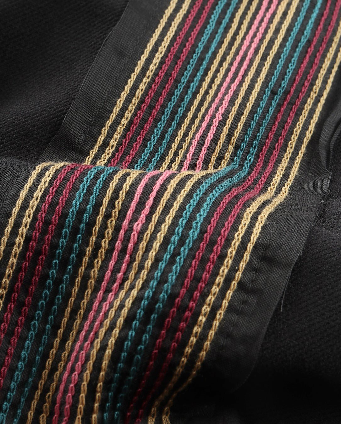 Side Line Stitch Pants black