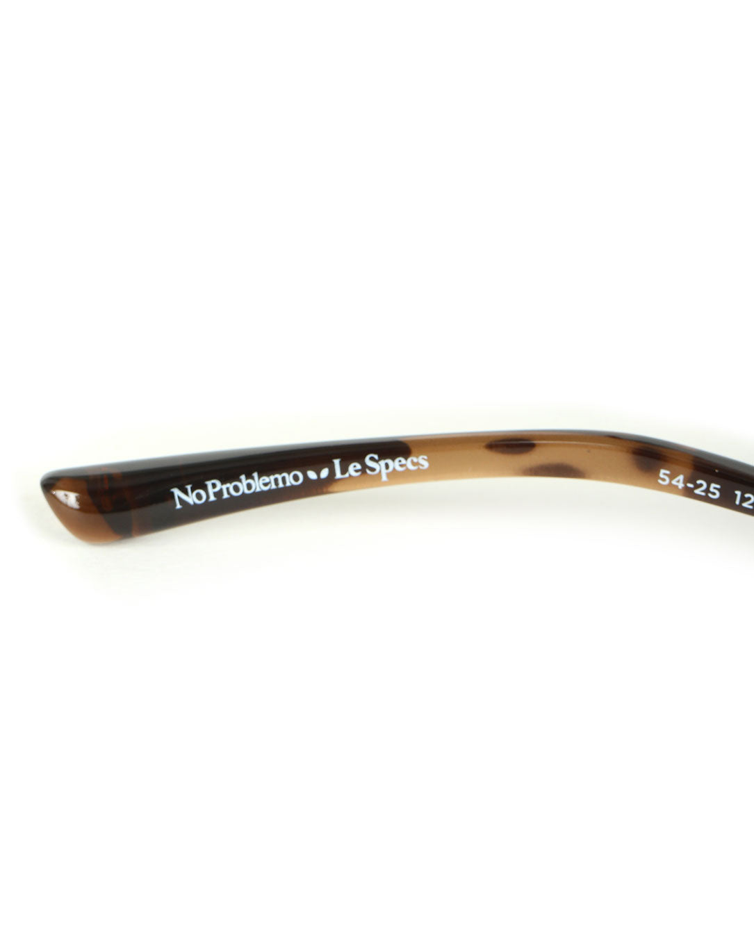 No Problemo x Le Specs Lyra Sunglasses tortoiseshell-dark-brown-mono