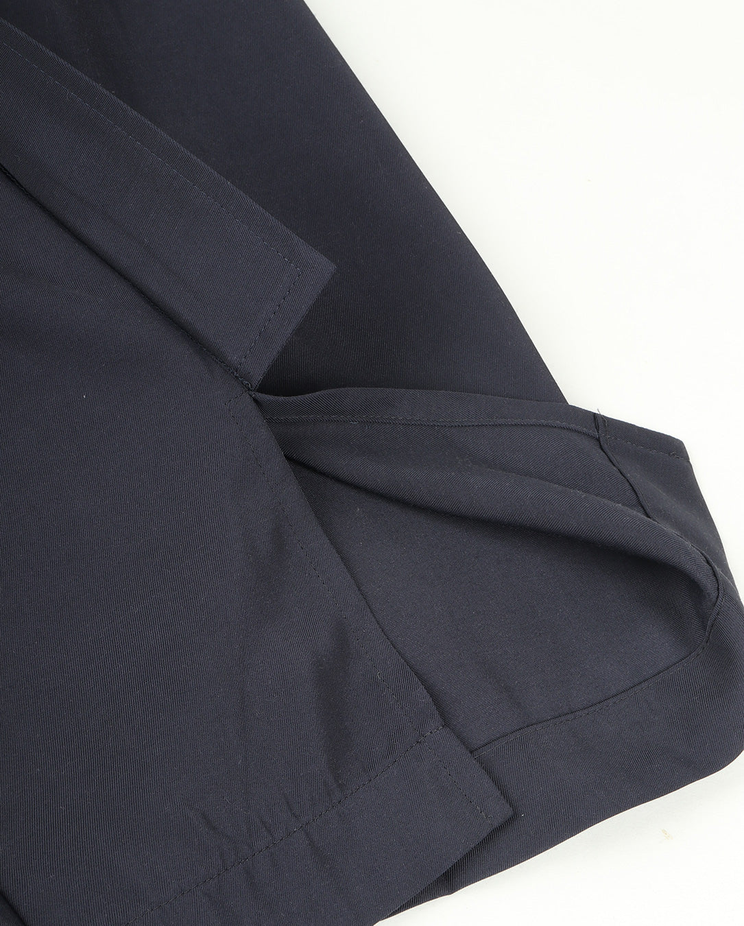 Rayon Silk Twill Trousers navy