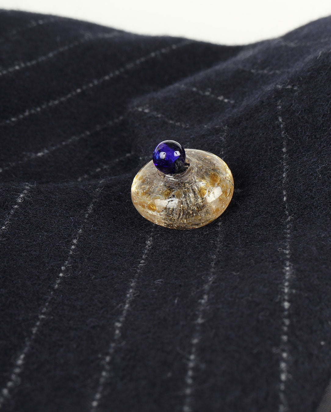 Wool Flannel Jacket  navy st