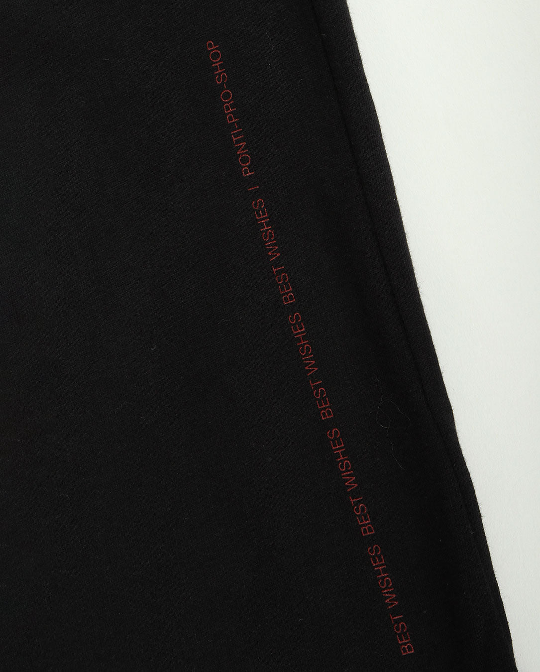 IF Print Long T-Shirt black