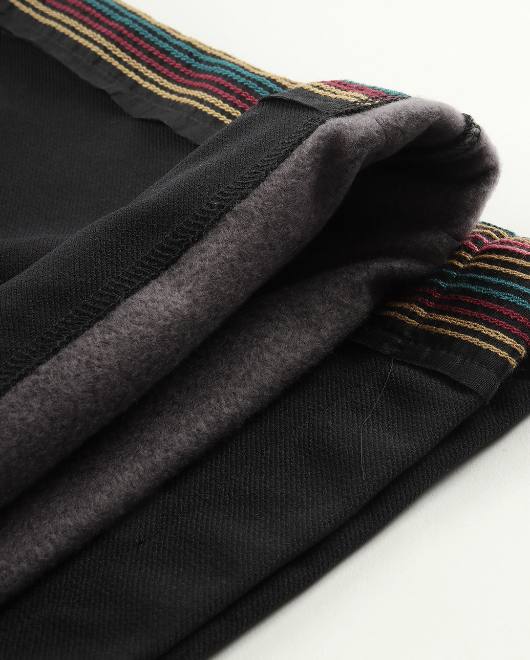 Side Line Stitch Pants black