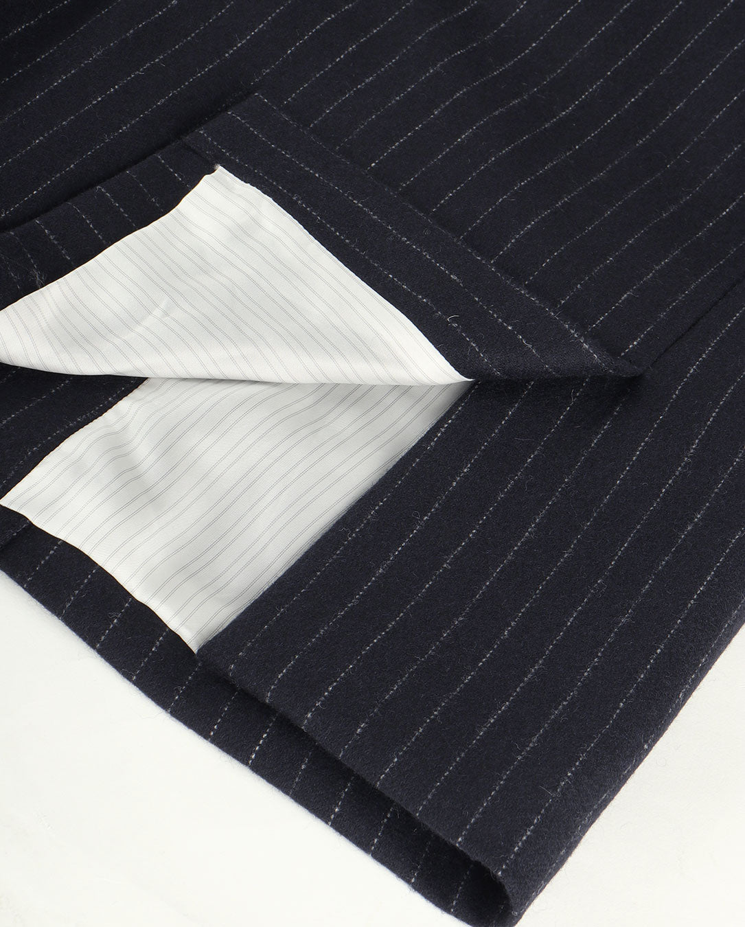 Wool Flannel Jacket  navy st