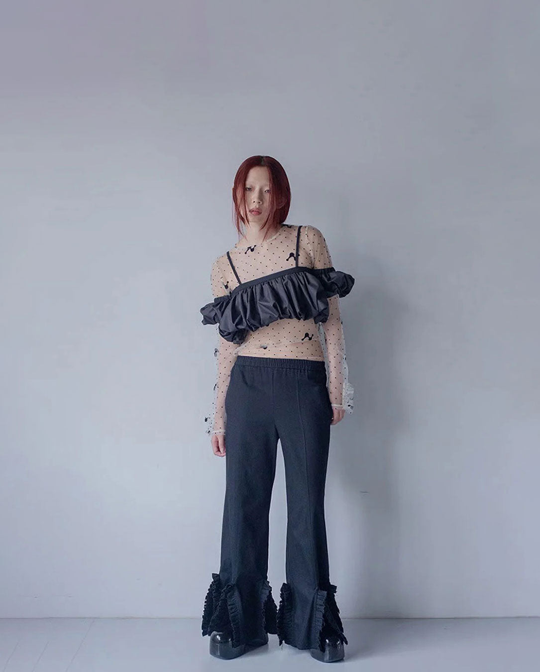 Frill Buster Skirt black