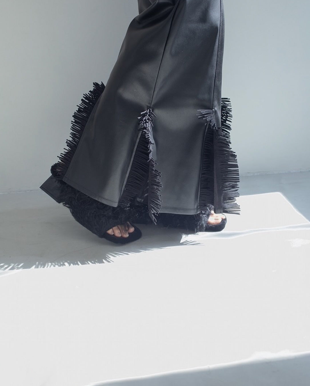 Fake Leather Pants black