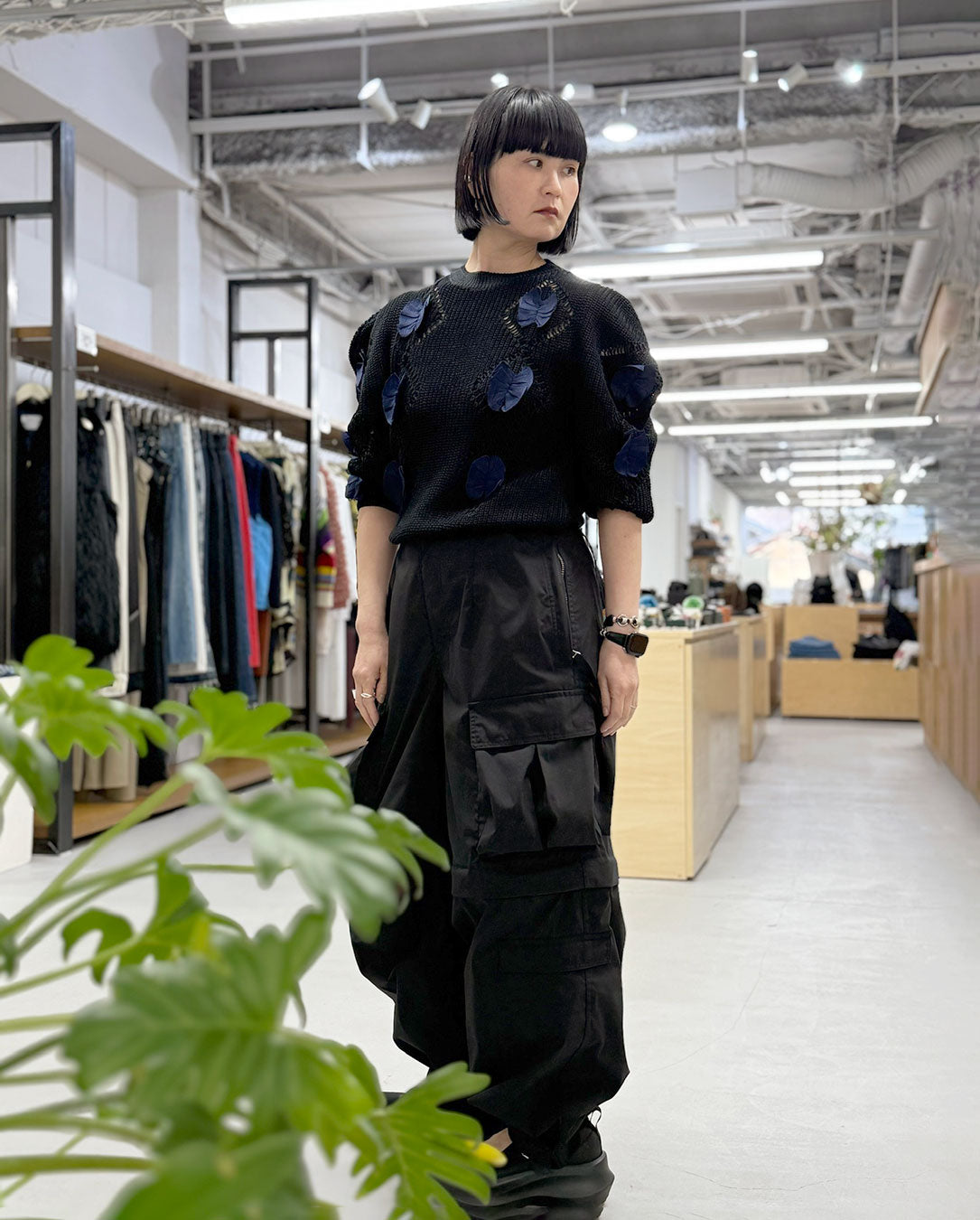 Weather Cloth Pants black
