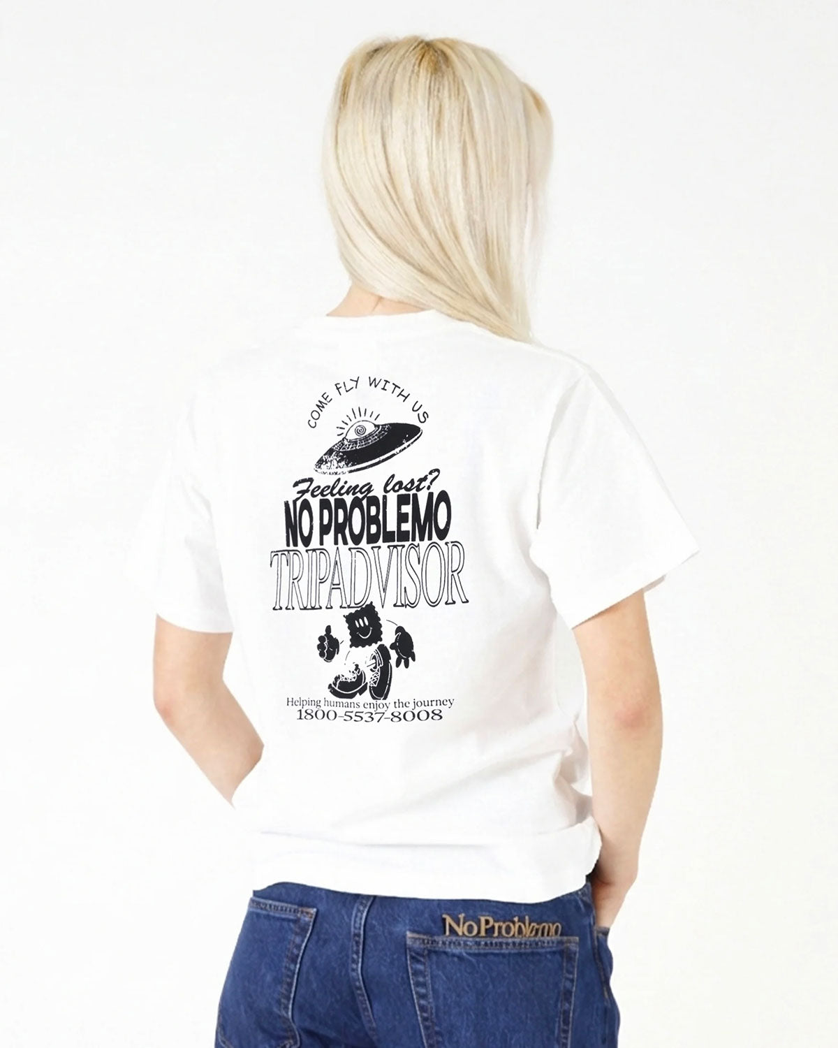 Trip Advisor SS Tee white