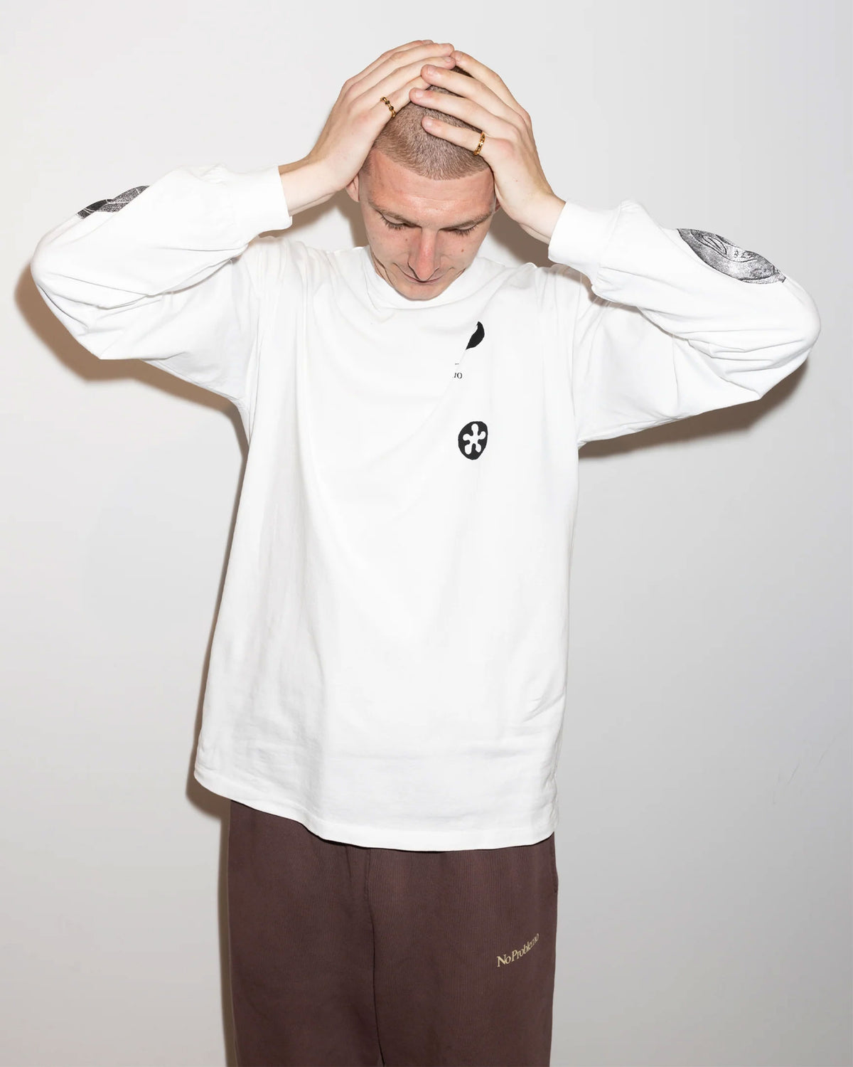 Dropa LS Tee white