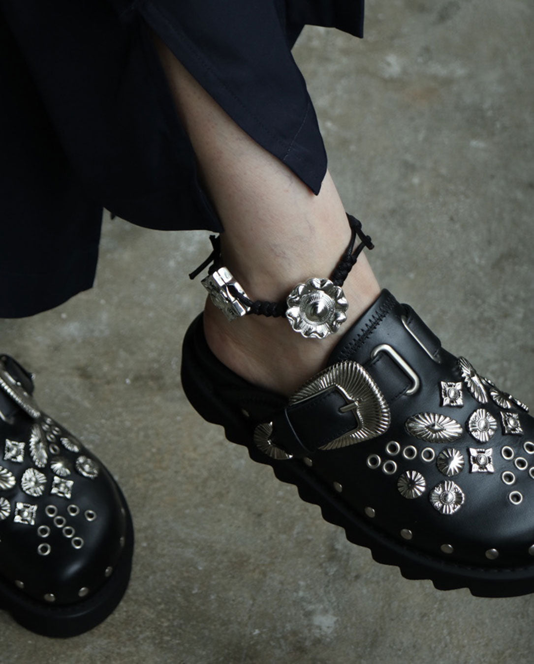 Concho Anklet black
