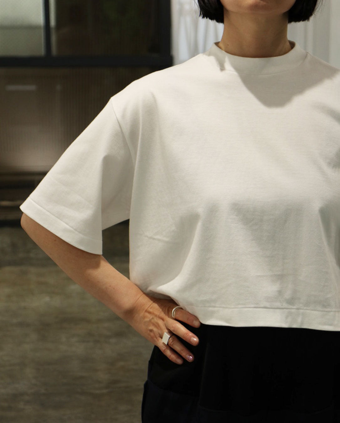 Mesh Tee-Short white