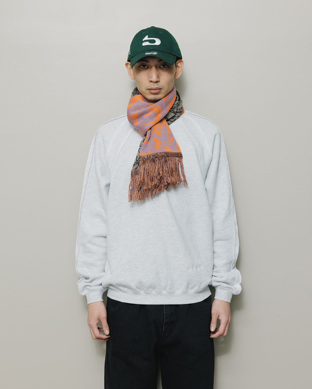 Jacquard Knit Soccer Scarf multi