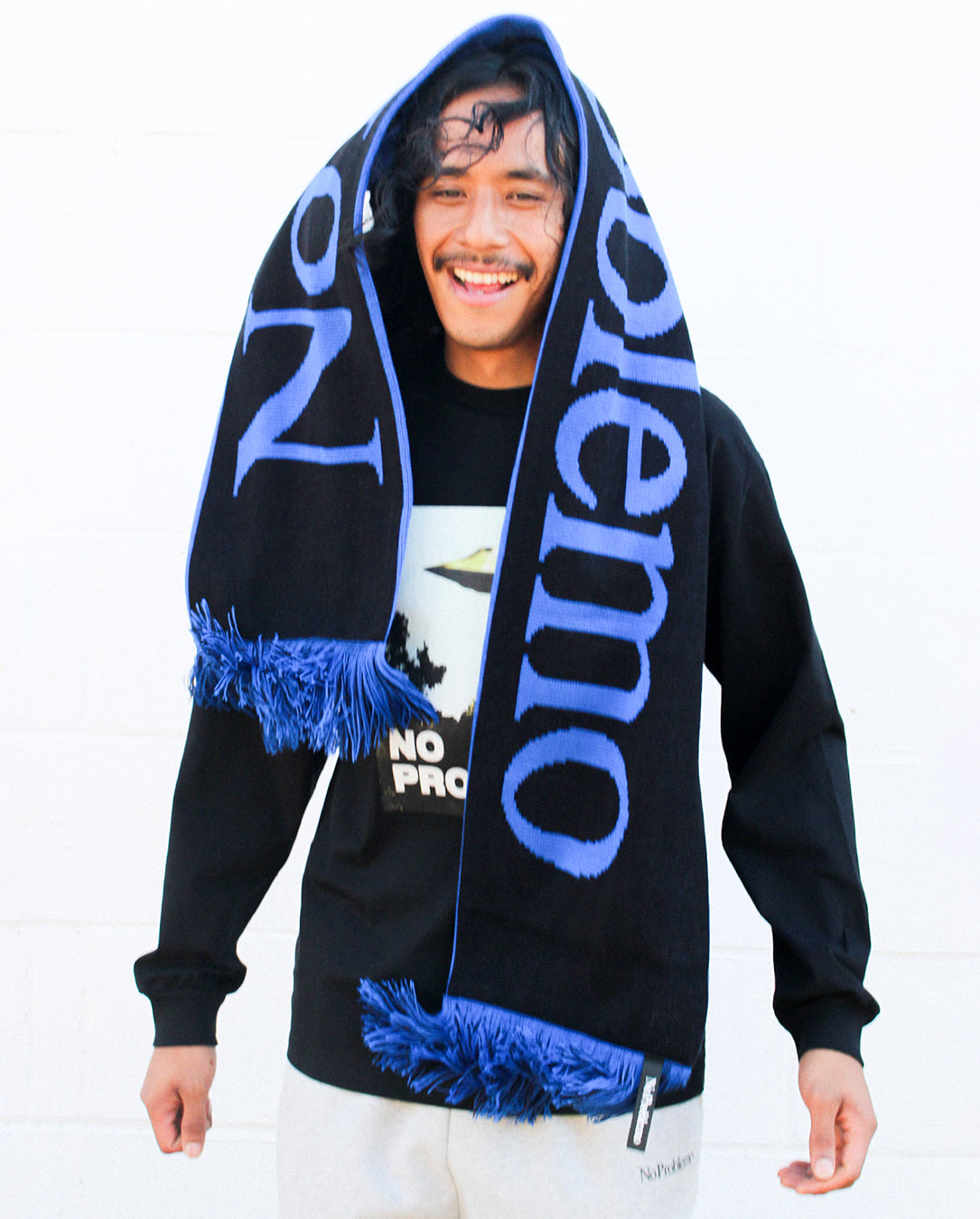 No Problemo Scarf blue