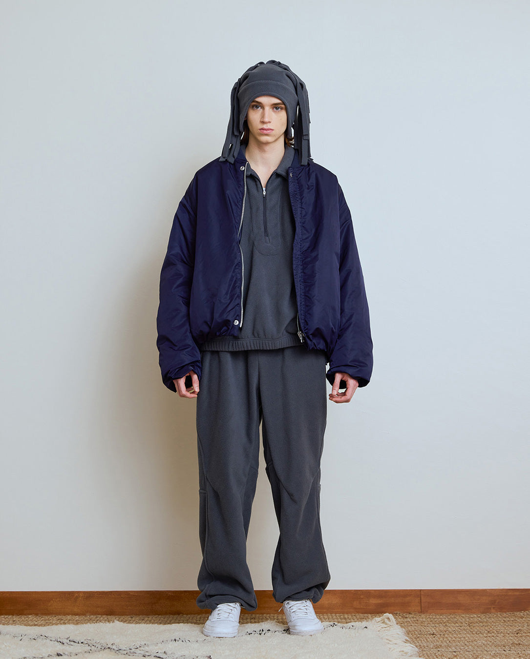 Researched Padded Blouson navy