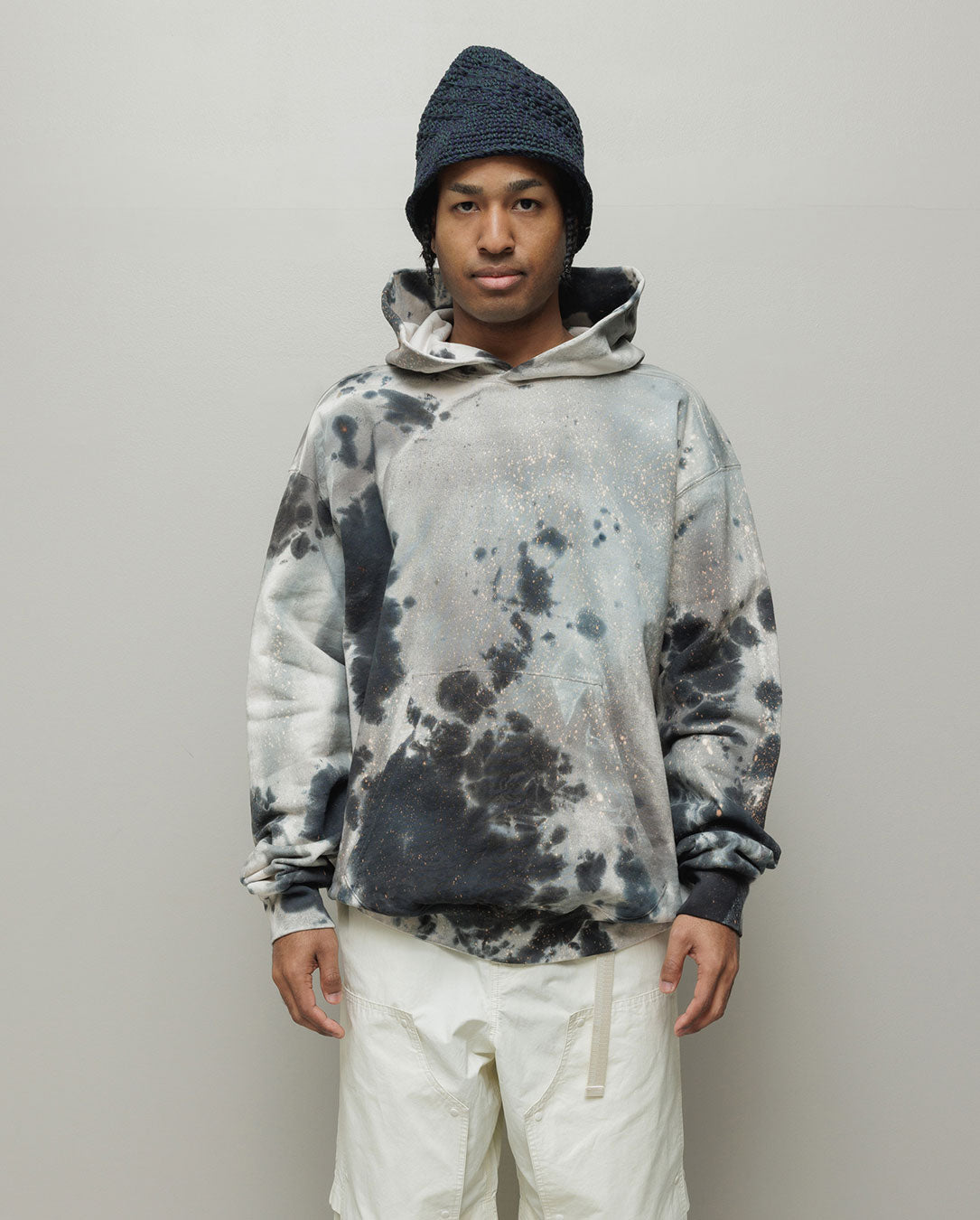 Logo Tie Dye Hoody Sweat by Yukidye